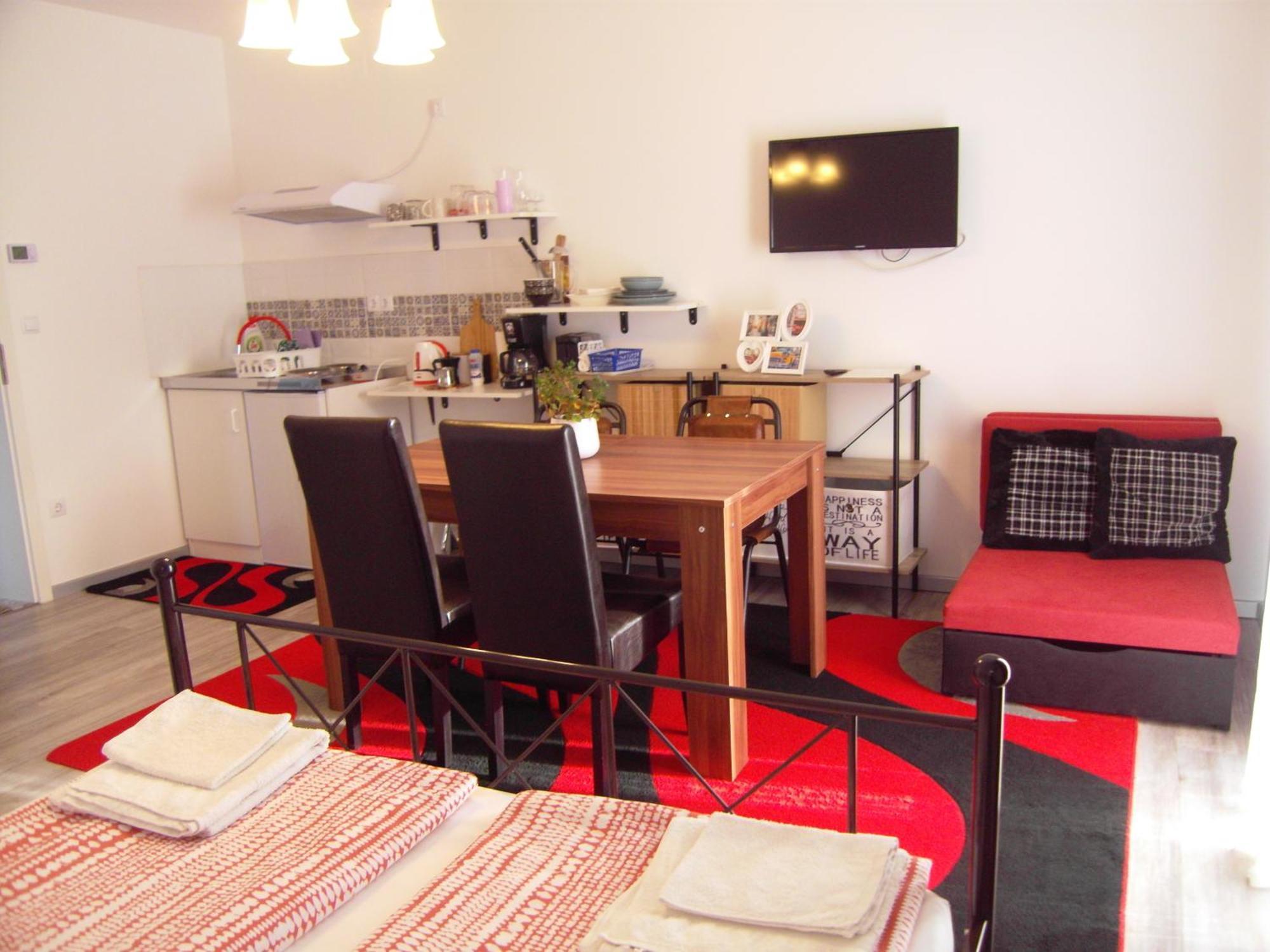 Apartmán Edina Vendeghaz-Gyenesdiás Exteriér fotografie
